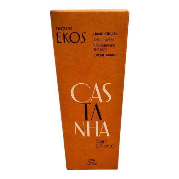 Natura Ekos Castanha Hand Cream Anti-Dryness‎ Renourishes Skin 2.6 oz - Picture 1 of 3